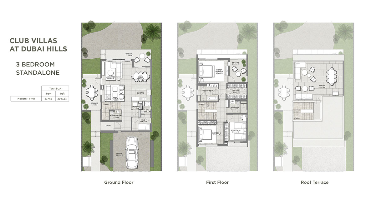 Club Villas by Emaar - Floor Plan