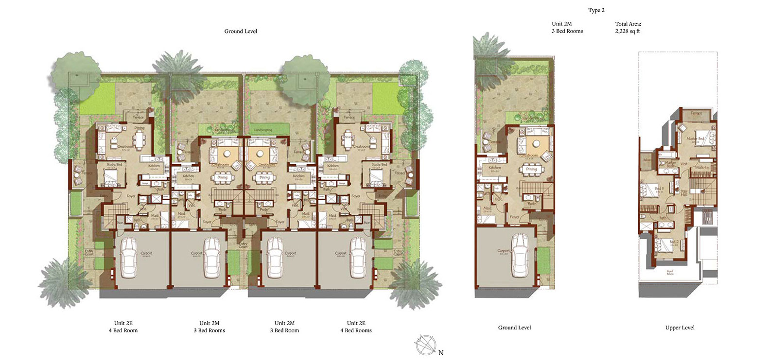 Maple Townhouses by Emaar - Floor Plan