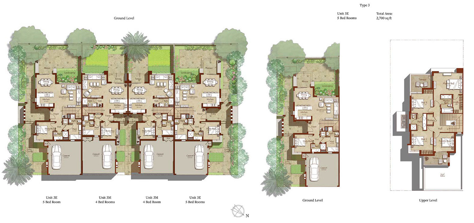 Maple Townhouses by Emaar - Floor Plan